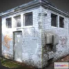 1189816 - PBR Game 3D Model - White Brick Power House