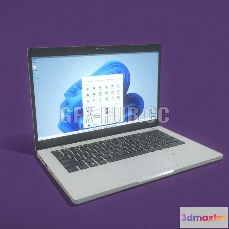 1189826 - PBR Game 3D Model - Windows Laptop