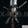 1189838 - PBR Game 3D Model - Witcher sword
