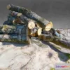 1189896 - PBR Game 3D Model - Woodpile
