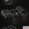 1189946 - PBR Game 3D Model - WW2 Soviet Binoculars