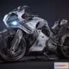 1189958 - PBR Game 3D Model - XSCI1 motorcycle