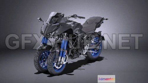 1189970 - PBR Game 3D Model - Yamaha Niken 2019