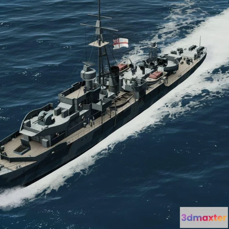 1513688 - ships 3d models - Black Swan Sloop - Black Swan Sloop 3D Max