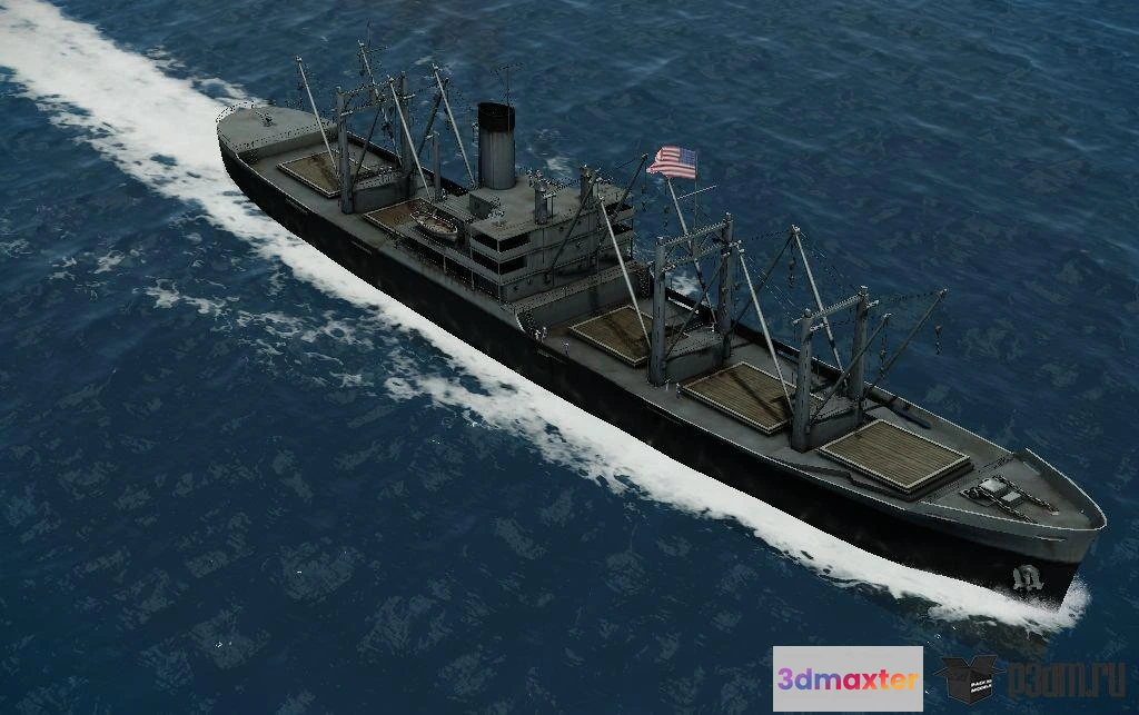 1513696 - ships 3d models - C2-S-B1 Hull Large Merchant - C2-S-B1 Hull Large Merchant 3D Max