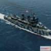 1513730 - ships 3d models - Fletcher destroyer - fletcher destroyer 3D Max