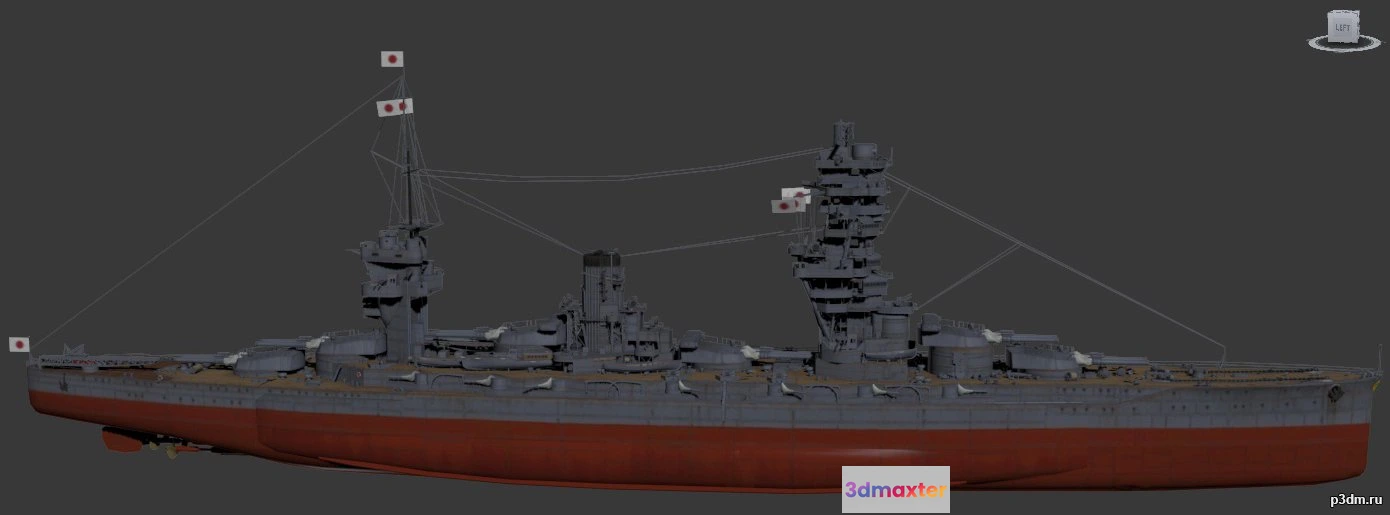 1513738 - ships 3d models - Fuso 1943 - Fuso1943 3D Max