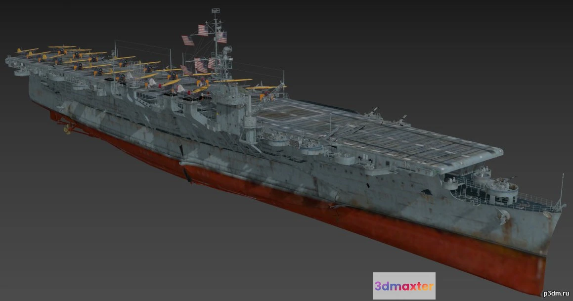 1513754 - ships 3d models - Independence 1945 - Independence_1945 3D Max
