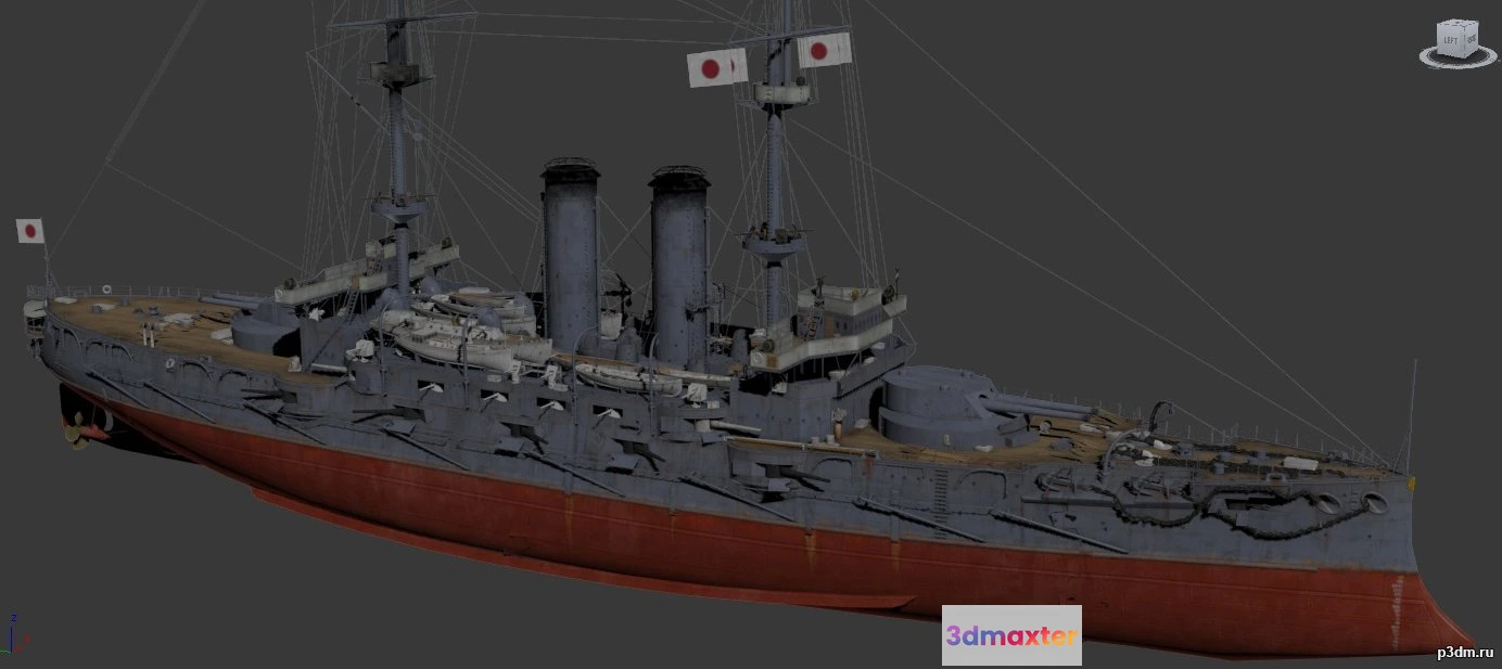 1513792 - ships 3d models - Mikasa 1905 - Mikasa1905 3D Max