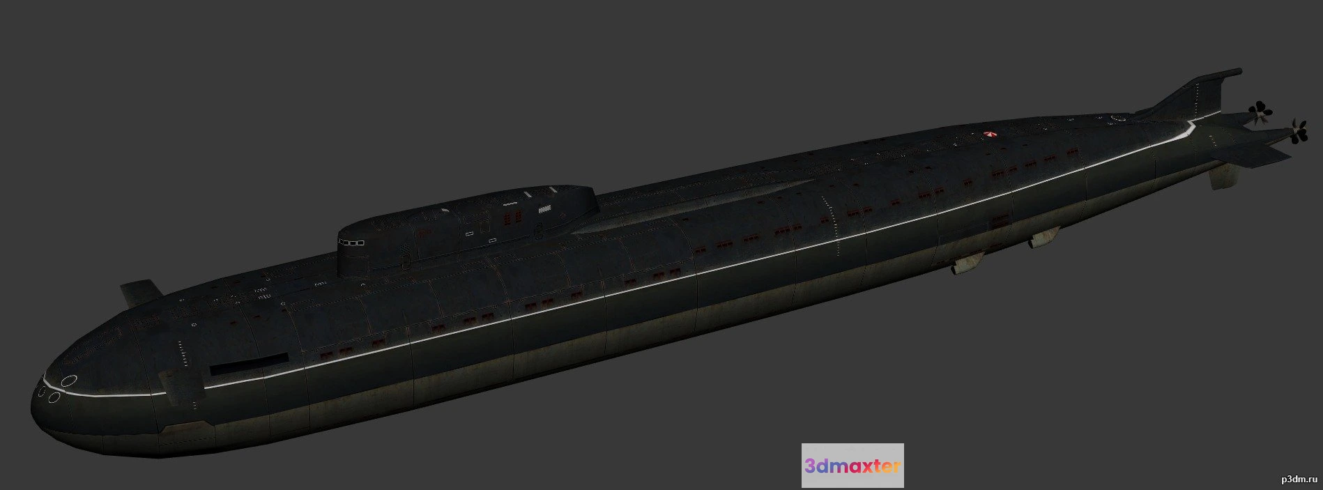 1513826 - ships 3d models - Oscar-class submarine - oscar 3D Max