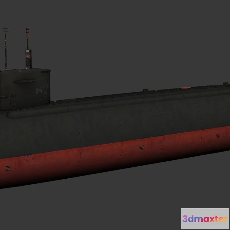 1513828 - ships 3d models - Permit-class submarine - permit 3D Max