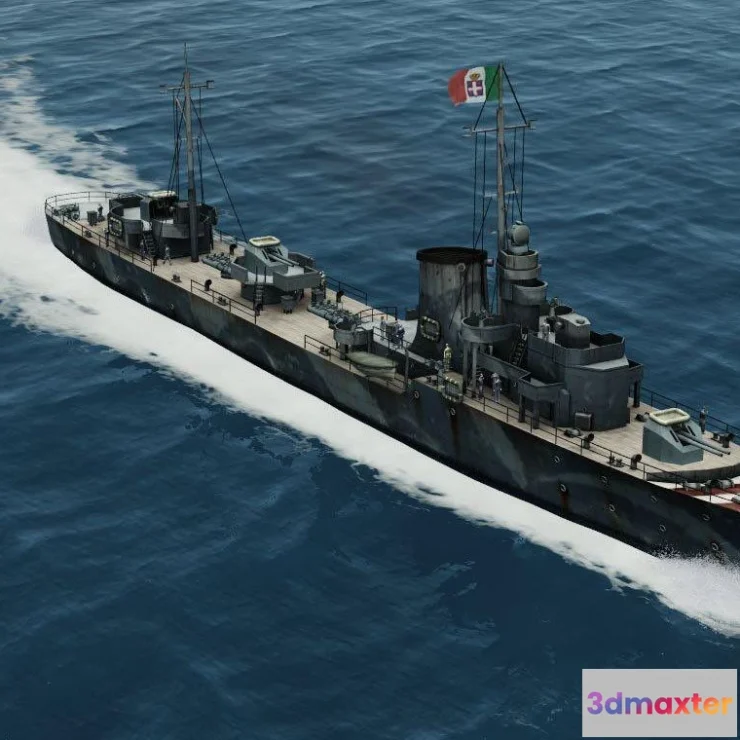 1513868 - ships 3d models - Soldati Destroyer - Soldati Destroyer 3D Max