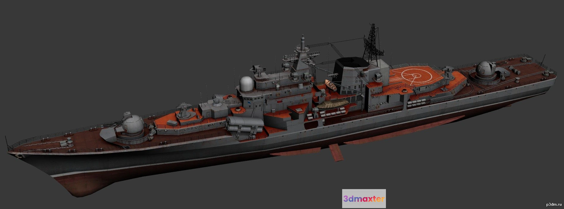 1513874 - ships 3d models - Sovremenny Class Destroyer - sovremenny 3D Max