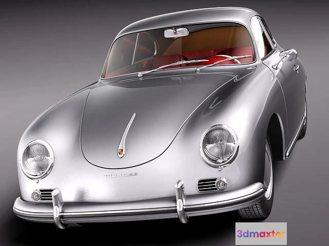 1513962 - 3D Vehicle - Porsche 356A Coupe 1955 3D Max