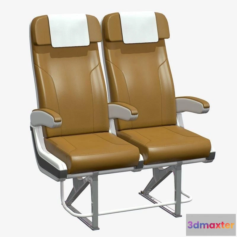 1518962 - PBR Game 3D Models - Airplane Chair V2 3D Max