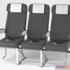 1518964 - PBR Game 3D Models - Airplane chair V4 3D Max