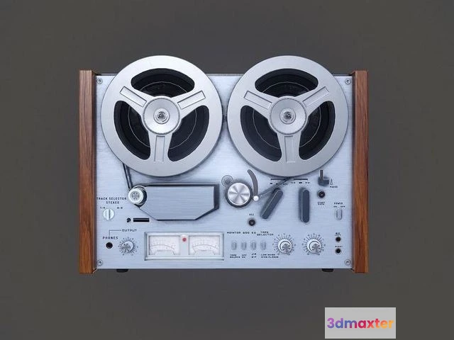 1518972 - PBR Game 3D Models - Akai GX4000d Tape Recorder 3D Max