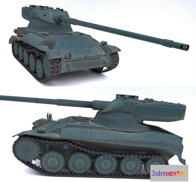 1518982 - PBR Game 3D Models - AMX 13 F69 TANK 3D Max