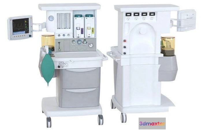 1518986 - PBR Game 3D Models - Anesthesia Machine 3D Max