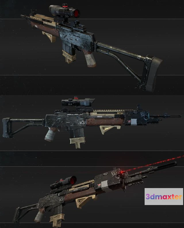 1518994 - PBR Game 3D Models - AR 5 EgWbn 3D Max