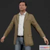 1519002 - PBR Game 3D Models - Asian boss businessman 3D Max