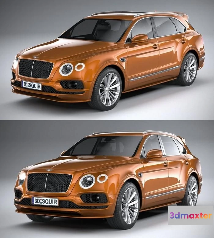 1519024 - PBR Game 3D Models - Bentley Bentayga Speed 2020 3D Max