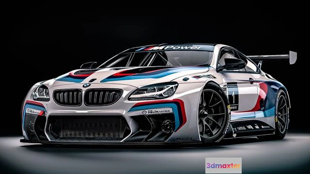 1519034 - PBR Game 3D Models - BMW M6 GT3 2016 3D Max