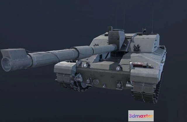 1519070 - PBR Game 3D Models - Challenger 2 Tank 3D Max