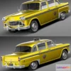 1519072 - PBR Game 3D Models - Checker Cab A8 Marathon 1956-1982 3D Max