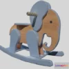 1519084 - PBR Game 3D Models - Children toy elephant 3D Max