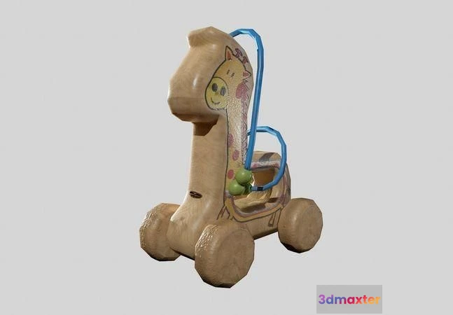 1519086 - PBR Game 3D Models - Children Toy Giraffe 3D Max