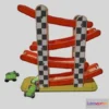 1519090 - PBR Game 3D Models - Children Toy Racetrack 3D Max