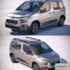 1519104 - PBR Game 3D Models - Citroen Berlingo 2019 3D Max