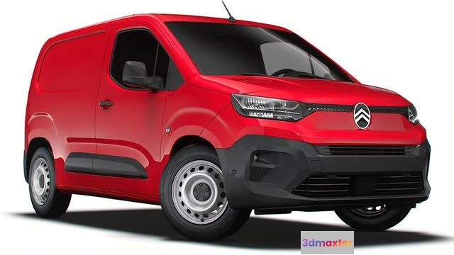1519106 - PBR Game 3D Models - Citroen e Berlingo Van SWB 2024 3D Max