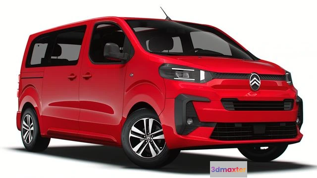 1519110 - PBR Game 3D Models - Citroen e SpaceTourer M 2024 3D Max
