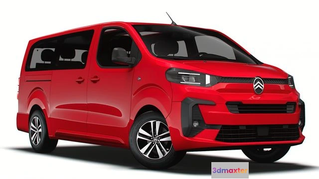 1519112 - PBR Game 3D Models - Citroen e SpaceTourer XL 2024 3D Max