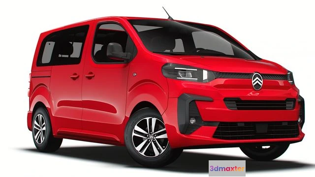 1519114 - PBR Game 3D Models - Citroen e SpaceTourer XS 2024 3D Max