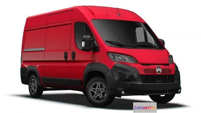 1519118 - PBR Game 3D Models - Citroen Jumper Van L2H2 2024 3D Max