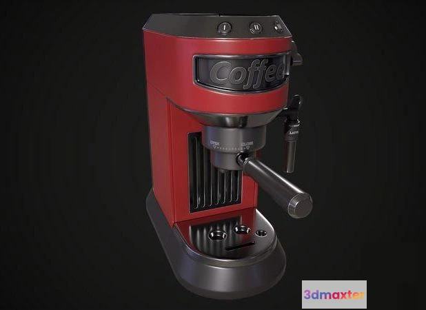 1519132 - PBR Game 3D Models - Coffee Machine 3D Max