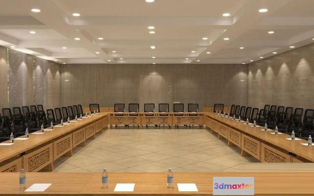 1519138 - PBR Game 3D Models - Conference Room 3D Max