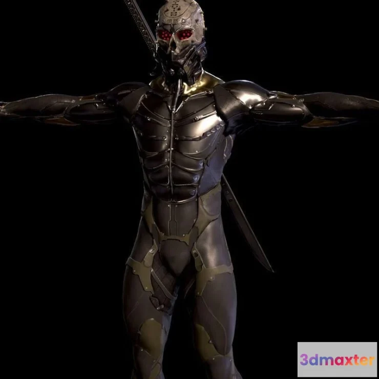 1519146 - PBR Game 3D Models - Cyber Ninja 3D Max