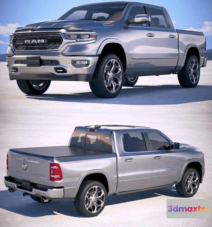 1519162 - PBR Game 3D Models - Dodge RAM 1500 2019 3D Max