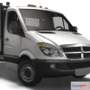 1519168 - PBR Game 3D Models - Dodge Sprinter Dropside Tail Lift 2009 3D Max