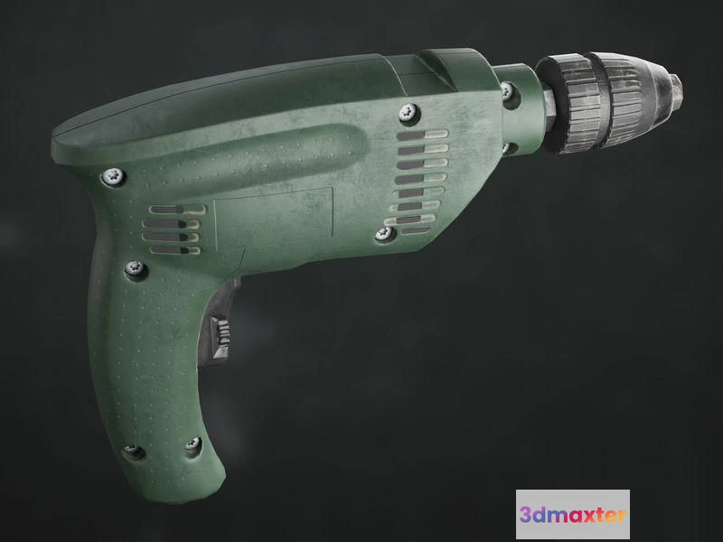 1519178 - PBR Game 3D Models - Drill electric 3D Max