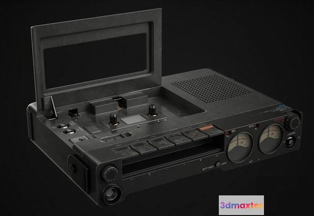 1519194 - PBR Game 3D Models - Famous professional SONY TC-D5 PRO II 3D Max