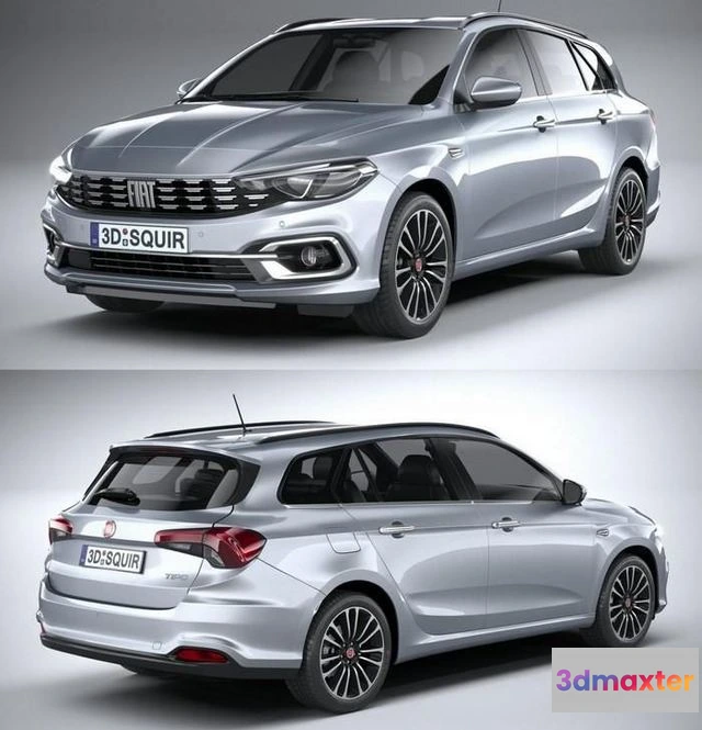 1519256 - PBR Game 3D Models - Fiat Tipo Station Wagon 2021 3D Max