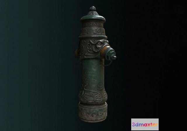 1519258 - PBR Game 3D Models - Fire hydrant 3D Max