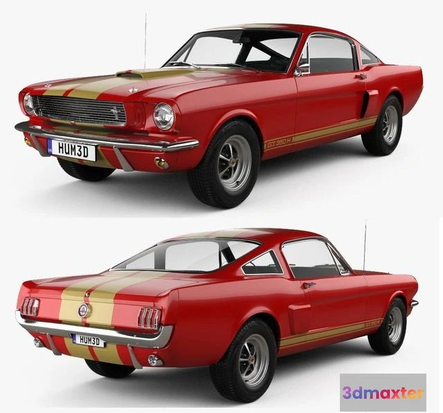 1519274 - PBR Game 3D Models - Ford Mustang 350GT 1969 3D Max