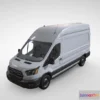 1519278 - PBR Game 3D Models - Ford Transit Cargo 3D Max