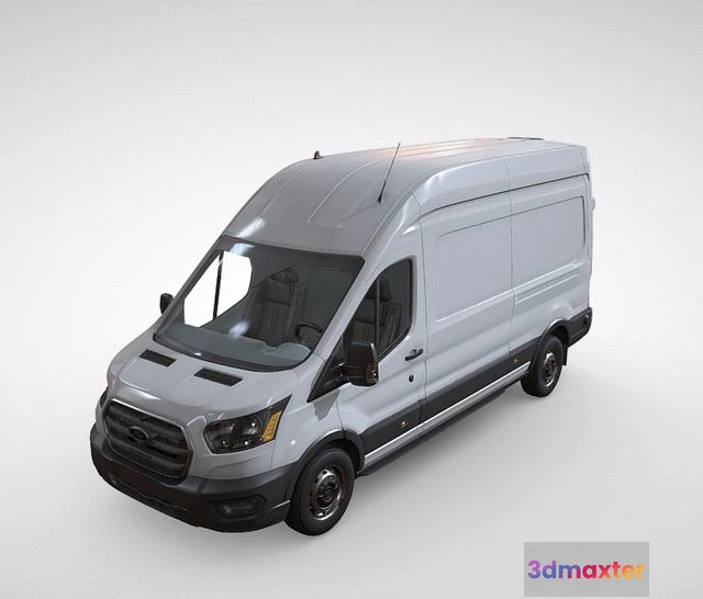 1519278 - PBR Game 3D Models - Ford Transit Cargo 3D Max